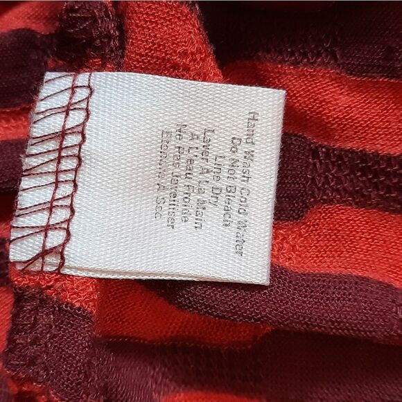 Anthropologie LUX Peasant Top Striped - Picture 8 of 8